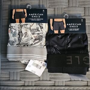 American Eagle Outfitters Boxer Briefs - Money Print and Black Both Brand New